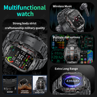 Reloj Inteligente LIGE BW0667 para Hombre con Llamadas y Marcación, Reloj Deportivo de Fitness Resistente al Agua con Asistente de Voz IA para Android e IOS