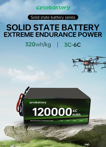 Superior Low-temperature 7c Solid State <b>Battery</b> 6S 22S 24S 88000mah120000mAh 320wh/kg for Evtol/Fxed-wing UAV/Multi-rotor <b>Drone</b> - Product Image 3