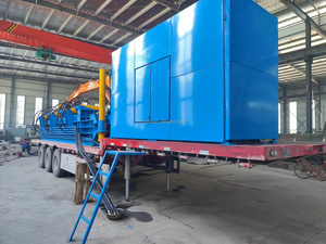 Presse à balles hydraulique mobile pour recyclage de la <span class=keywords><strong>ferraille</strong></span>, des déchets de papier et du plastique, presse à balles montée sur <span class=keywords><strong>camion</strong></span> - Product Image 4