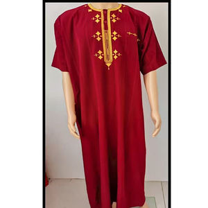Ccy venta al por mayor de encargo elegante Jubba Thobe estilo marroquí hombre Thobe con bordado ropa en línea de lujo Abaya - Product Image 1