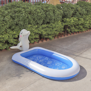 <span class=keywords><strong>Fontaine</strong></span> gonflable jouets éclaboussures pour enfants jeux <span class=keywords><strong>de</strong></span> piscine dauphin arrosage piscine chiot coussin <span class=keywords><strong>de</strong></span> pulvérisation - Product Image 3