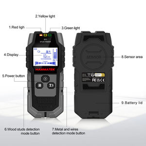 מחיק sf2 דק-עץ/מתכת/כבל חי עם סורק קיר מדידה עומק עבור בודק קיר מקצועי - Product Image 2