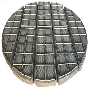 Inconel Monel钛不锈钢网除雾器气液网针织丝网除雾器垫