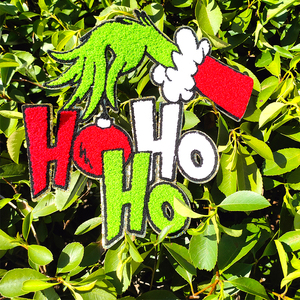 Sewill, venta al por mayor, parche bordado personalizado, purpurina para coser, hierro en Navidad, parches de chenilla para ropa - Product Image 1