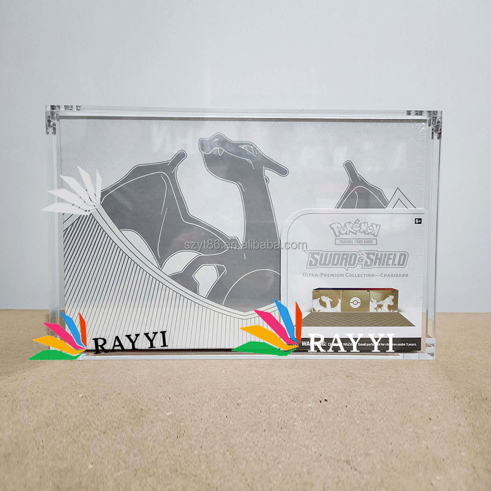 Acrylic UPC Charizard Box case