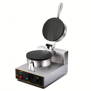 Nouvelle machine à gaufres en acier inoxydable électrique commerciale avec commande tactile, légère et portable pour les restaurants - Product Image 2