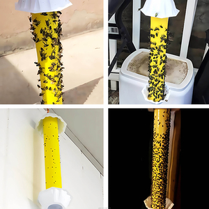 Piège à mouches commercial super résistant avec bandes fluorescentes pour restaurants, boulangeries et supermarchés - Product Image 6