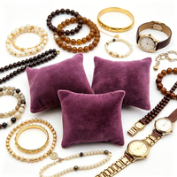 Ensemble de supports pour bijoux, petits coussinets de présentation pour bijoux, coussinets de présentation pour montres