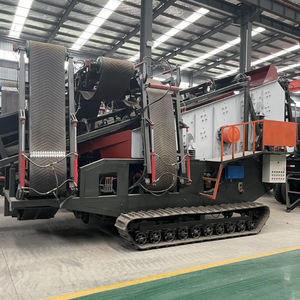 آلة فرز الرمال الهيدروليكية الزاحفة، شاشة اهتزازية متنقلة لكسارة الحجارة - Product Image 2