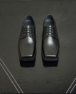 Nouvelles chaussures habillées italiennes faites à la main, à bout carré, classiques et élégantes, chaussures de ville et oxfords en cuir pour hommes, design tendance. - Product Image 2