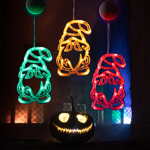 Venta al por mayor decoración <span class=keywords><strong>de</strong></span> Halloween luz miedo calabaza murciélago bruja LED ventosa lámpara decoración <span class=keywords><strong>de</strong></span> Halloween - Product Image 3