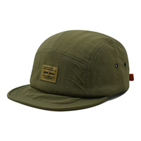 Casquette de baseball en jean à séchage rapide, protection solaire, avec logo personnalisé sur le côté, en nylon, cinq pièces, pour le sport, les loisirs et l'extérieur