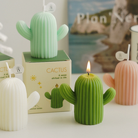 Bougie parfumée Cactus, cadeau d'ambiance, petit cadeau, bougie parfumée artisanale, cire de modelage simulée