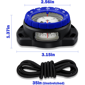 Boussoles de montre-bracelet magnétiques Q60T haute précision et lumineuses pour la survie en plein air, la randonnée, la <span class=keywords><strong>plongée</strong></span>, la <span class=keywords><strong>plongée</strong></span> sous-marine - Product Image 5