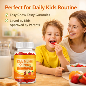 Vitamine in Gommose per Bambini con Etichetta Privata OEM, Integratore Multivitaminico con <span class=keywords><strong>Vitamina</strong></span> C, D, B12, <span class=keywords><strong>A</strong></span>, <span class=keywords><strong>E</strong></span> <span class=keywords><strong>e</strong></span> Omega 3 - Product Image 4