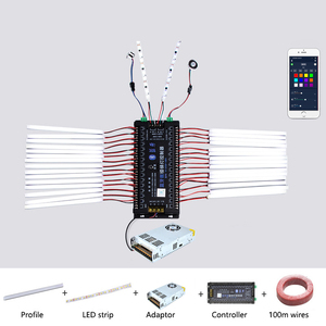 Modern LED <strong>Stair</strong> Step <strong>Light</strong> with Motion <strong>Sensor</strong> Aluminum Profile Strip <strong>Light</strong> Auto On/Off for Home Villa Decoration Lighting - Product Image 3