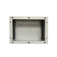 19 "support fixé au mur de serveur de Cabinet du réseau 9U avec la structure forte de soudure