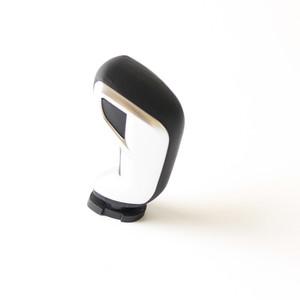 Poignée de levier de vitesse automatique Peugeot en cuir noir beige, ajustement ergonomique, Europe - Product Image 3