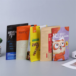 Portable package <b>bag</b> Custom Security <b>Zipper</b> <b>Bags</b> with Gravure Printing for candy peanut cookie food grade mylar Packaging - Product Image 1