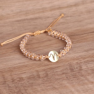 Bracelet de naissance <span class=keywords><strong>du</strong></span> zodiaque Bélier, bracelet de cristal de guérison <span class=keywords><strong>du</strong></span> <span class=keywords><strong>horoscope</strong></span>, bracelet en pierres précieuses de 4 mm, bracelet d'astrologie - Product Image 6