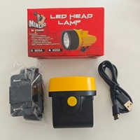Lámpara Frontal LED KL3LM Impermeable IP68 Recargable de 3000 mAh para Minería y Camping