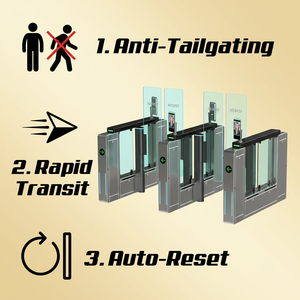 KMS Solución Integral Torniquete de Velocidad de Tamaño Personalizado, Anti-Escalada y Anti-Embutidos para Entrada de Museo, Barrera Alta - Product Image 1