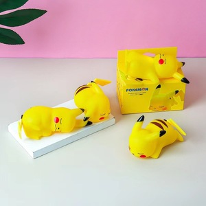 Super mignon Kawaii PVC Anime Figure Pokemoned <span class=keywords><strong>Pikachu</strong></span> Action Lamp Toy avec veilleuse Décoration de chambre ou cadeau de maternité - Product Image 5