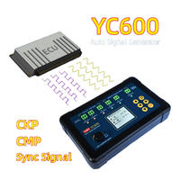 Simulador de Señales de Cigüeñal y Árbol de Levas Analógico de Seis Canales YC600 (CKP/CMP/SYNC) para Motores Diésel y de Gasolina con Software de Edición de Formas de Onda