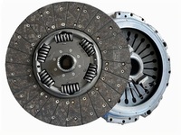 Kit d'embrayage 3400 700 704 3400700704 400 mm 24T avec couvercle d'embrayage 3488 000 450 compatible avec les camions lourds