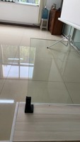 Support de fixation moderne pour garde-corps en verre, en acier inoxydable, sans cadre, réglable, pour balcon, terrasse, escalier, clôture, fixation au sol