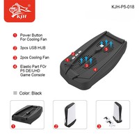 KJH Ventilateur de refroidissement filaire Stand 3 Hub Accessoires Usine Vente en gros pour Sony pour PlayStation 5 DE UHD Console de jeu DE UHD Console