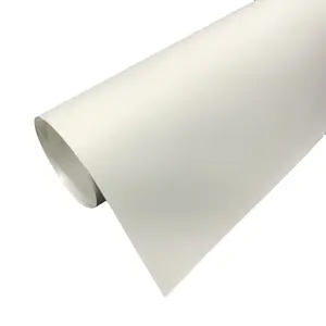 不干胶白色防水卷筒展示喷墨广告海报材料PP合成纸