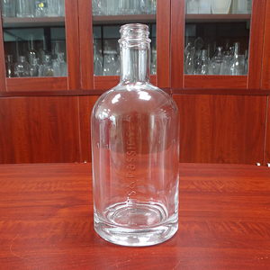 Botella de Vidrio <span class=keywords><strong>Rosa</strong></span> de 500 ml con Tapa de Rosca de Plástico Redonda y Logotipo Personalizado - Product Image 2
