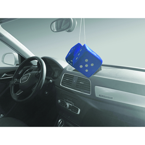 Big Dice Blue - Car Wheel Nut, Microfiber, With <b>Suction</b> <b>Cup</b> Simoni Racing - Product Image 2