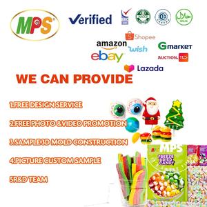 Fábrica de Confeitaria Vende por Atacado Doces Azedos Frutados de Páscoa, Balas de Goma Crocantes em Granel - Product Image 4