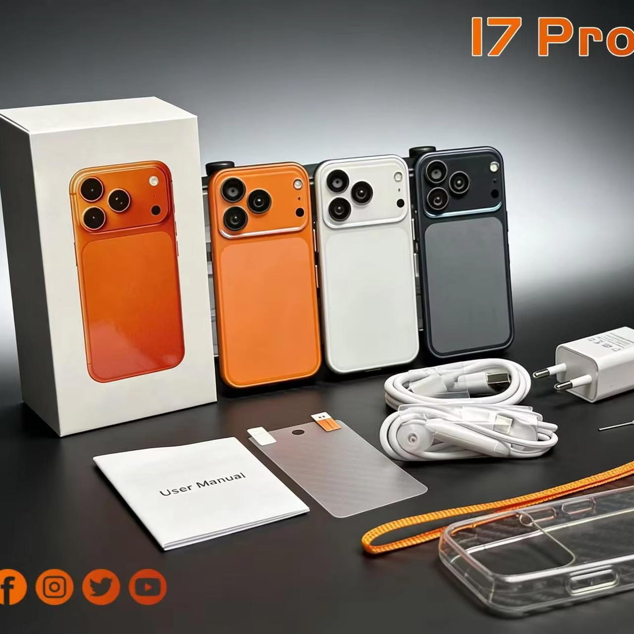 New Hot 17promax Mini 4.0 Inch Smartphone Small-screen Quad Core