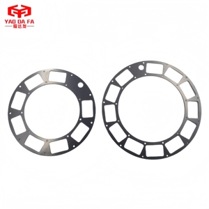 لوحة رمزية مخصصة من الفولاذ المقاوم للصدأ المطلي باللون الأسود YAODAFA YDF-BMPDH1 لخدمات التصنيع والتشغيل الآلي الدقيق والكيميائي - Product Image 3