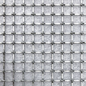 נירוסטה שקוף מתכת חזיתות רשת פנים מתכת כיסויי קיר - Product Image 2