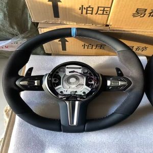Volante de Cuero de Ante Negro para <span class=keywords><strong>BMW</strong></span> F20 F21 F40 F22 F23 F44 F45 F30 F31 F35 F32 F33 F36, <span class=keywords><strong>Precio</strong></span> de Fábrica al por Mayor - Product Image 2
