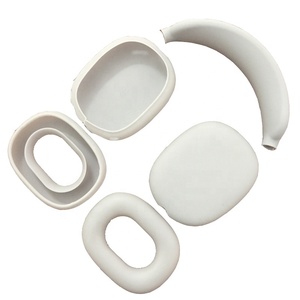 Funda de protección completa, almohadilla para los oídos/copas para los oídos/<span class=keywords><strong>diadema</strong></span>, funda protectora de silicona antiarañazos para <span class=keywords><strong>Airpods</strong></span> <span class=keywords><strong>Max</strong></span>, funda - Product Image 1