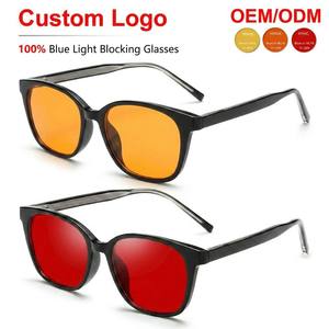 Gafas de Sol Cuadradas Grandes de Moda Sunray, Montura Ligera TR90, Lentes de PC Naranja, Alivio de la Fatiga Ocular, OEM Unisex, Venta al por Mayor, Gafas Anti Luz Azul - Product Image 1