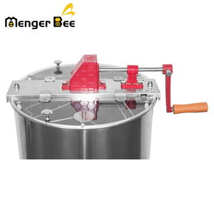 Extracteur de miel manuel en acier inoxydable Premium Menger Bee, 3 cadres, centrifugeuse à miel, traitement du miel de haute qualité - Product Image 3