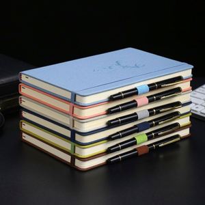 Custom Wholesale A4 A5 Personalized Printed Lined Hardcover PP Leather Glue Bound Promotional <b>Note</b> <b>Book</b> Journal Logo 80 Sheets - Product Image 4
