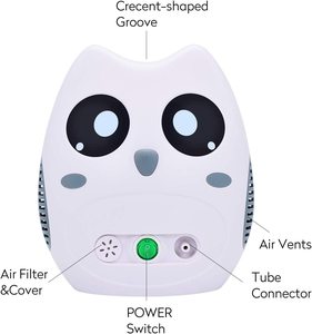 Popular <span class=keywords><strong>Animal</strong></span> personaje dibujos animados portátil hogar inhalador médico compresor nebulizador para niño - Product Image 2