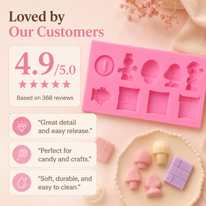 Moule en silicone rose personnalisé pour chocolat, bonbons, fondant, savon, thème <span class=keywords><strong>jeu</strong></span>, qualité alimentaire, réutilisable, outil <span class=keywords><strong>de</strong></span> pâtisserie DIY - Product Image 5