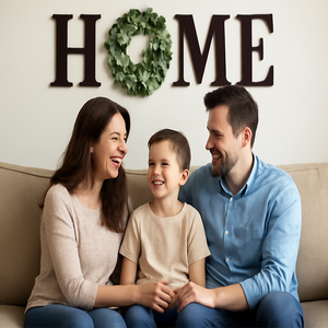 Casa segno in <span class=keywords><strong>legno</strong></span> lettere Decorative <span class=keywords><strong>da</strong></span> <span class=keywords><strong>parete</strong></span> arte decorazione per soggiorno ingresso cucina regalo <span class=keywords><strong>di</strong></span> inaugurazione della casa nero - Product Image 5