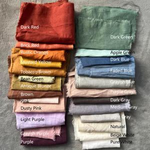 Tela Fresca de Lino Orgánico para Verano de Alta Calidad con Estampado Suave al por Mayor para Ropa de Dama - Product Image 6