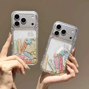 <span class=keywords><strong>Cover</strong></span> per Cellulari con Sabbia Liquida 'Good Words' per <span class=keywords><strong>iPhone</strong></span> XR <span class=keywords><strong>XS</strong></span> Max <span class=keywords><strong>XS</strong></span> 11 12 13 14, Custodia Protettiva Posteriore - Product Image 2