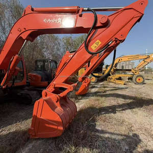 Excavatrice d'occasion Kobota KX185-3 à succès avec certification EPA CE, capacité de 8,5 tonnes, fabriquée au Japon, pelle sur chenilles, moteur principal - Product Image 6