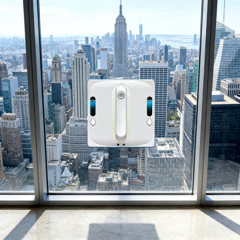 Smart Automatic Window Cleaner Robot for